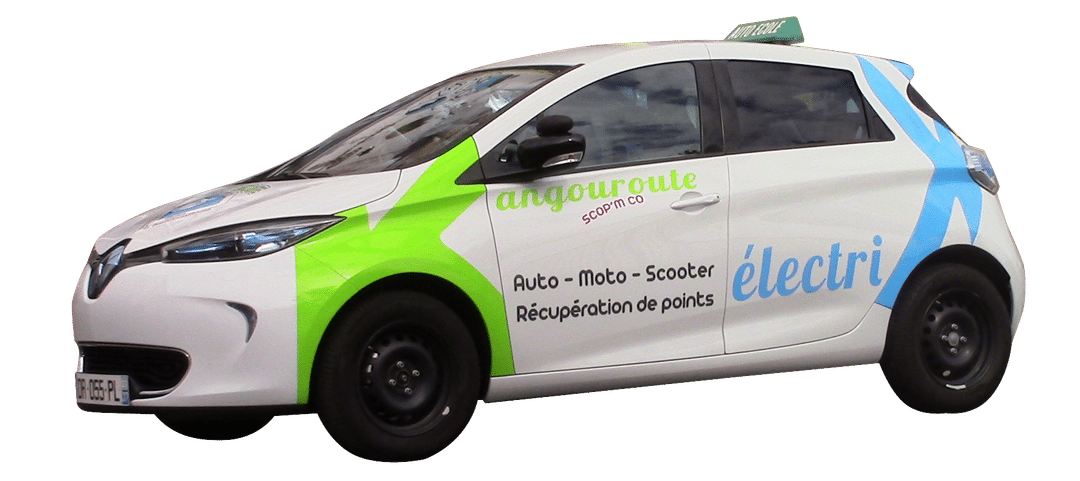 Voiture électrique pour passer le permis automatique à Tours